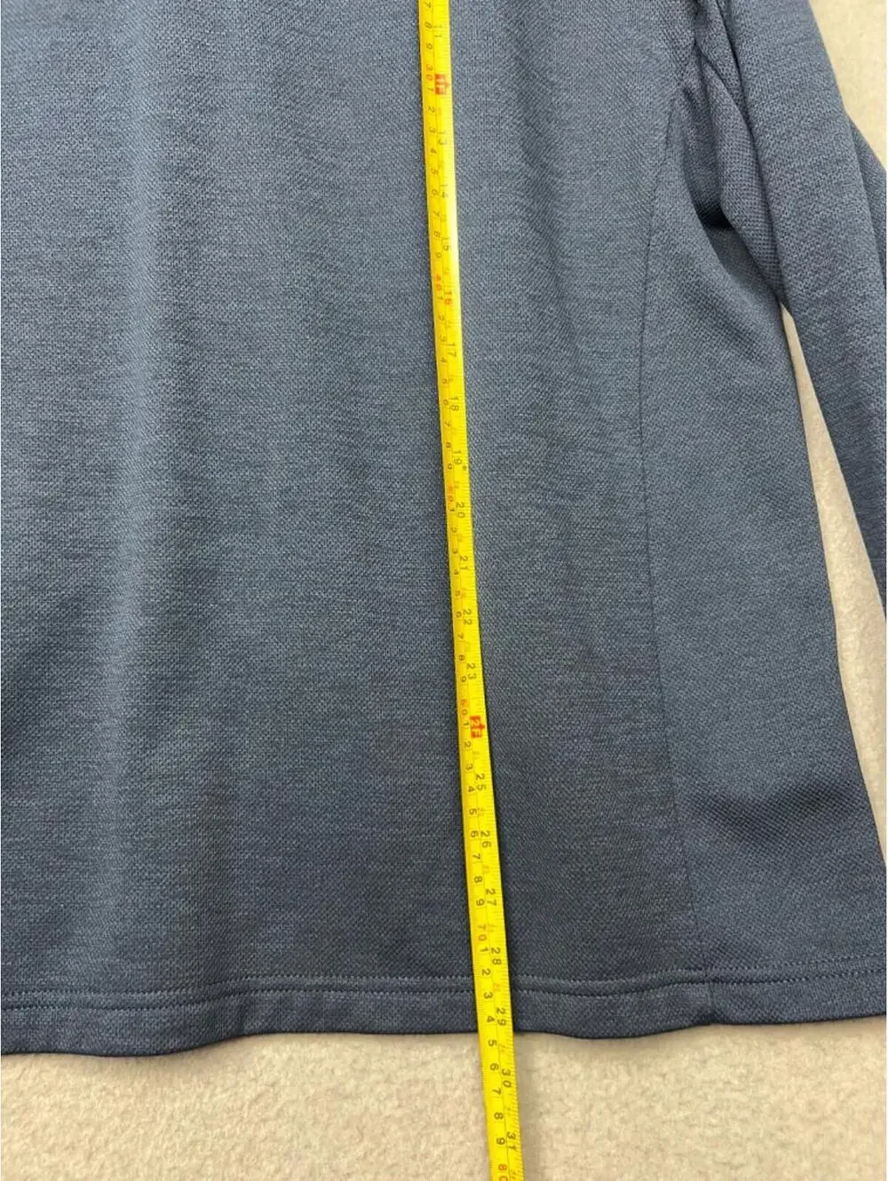Orvis Full Zip Fleece Jacket Mens Xl Running Outdoor Sport Blue Long Sleeve